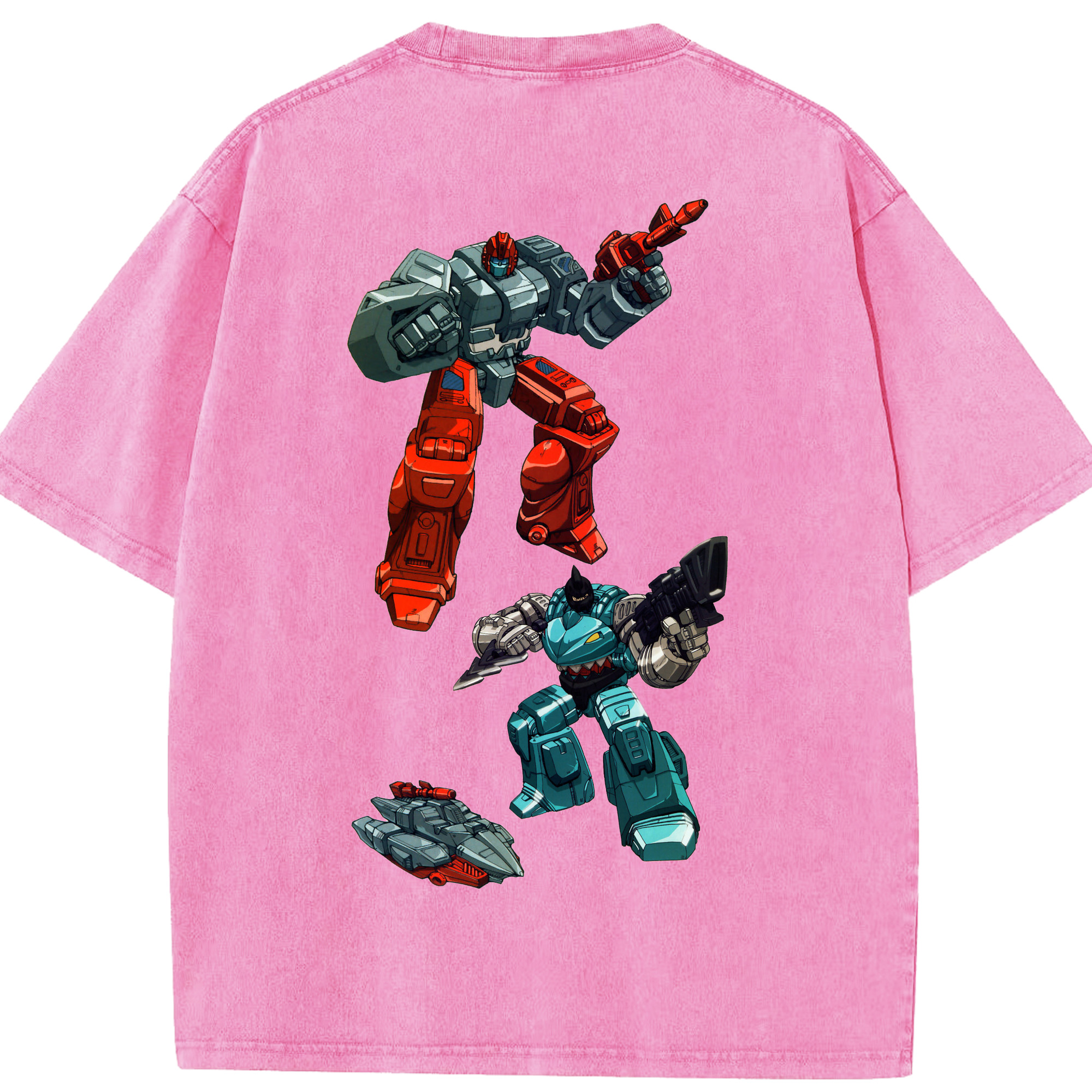 （画像用）  綿100% ヴィンテージ風 半袖Tシャツ（背面プリント）